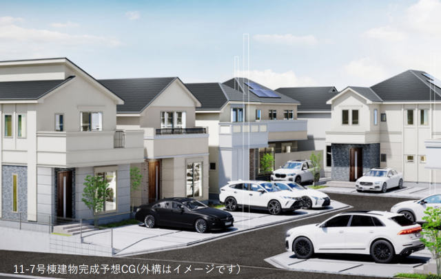 【ラグラス若葉台3】外観パース２