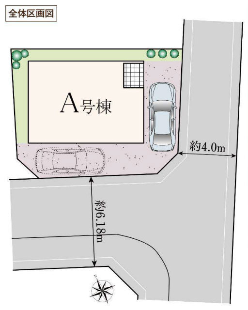 【ハートフルタウン富士見町3丁目2番】区画図