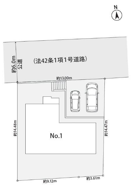 【ニュービルドシリーズ王禅寺西5丁目】区画図