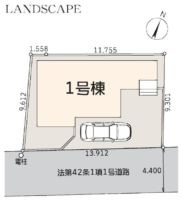 【デザイナーズ新築一戸建｜港北区大豆戸町Ⅳ】区画図
