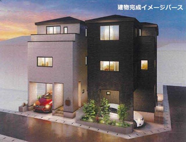 【グラファーレ梶ヶ谷3期2棟】外観パース