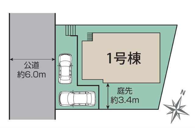 【ブルーミングガーデン町田市金井8丁目】区画図