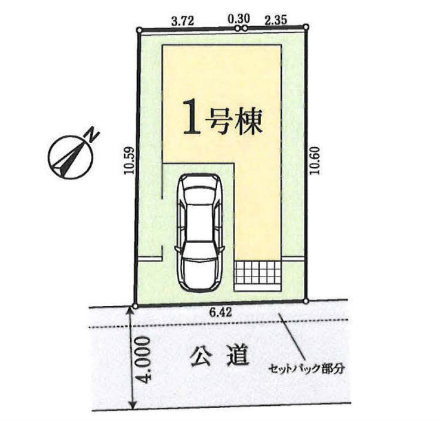 【ミラスモシリーズ川崎市高津区下作延421①】区画図
