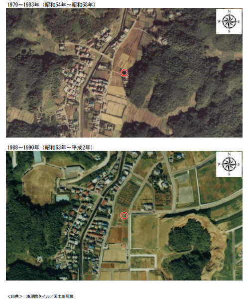 ブルーミングガーデン黒須田 あざみ野新築一戸建て3棟：土地の履歴：古地図・過去の航空写真 (3).jpg