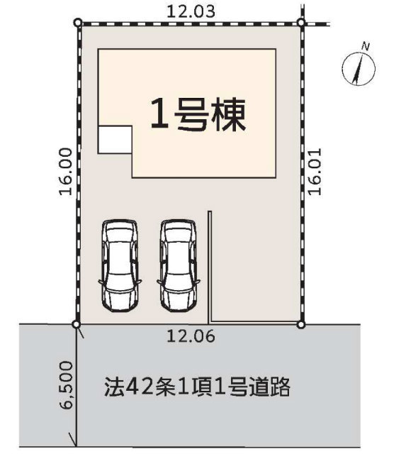 【リーブルガーデン.Ｓ鴨志田町第1】区画図