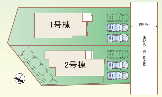 【ハートフルタウン王禅寺西4丁目1487番】区画図