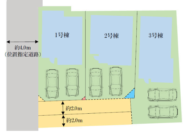 【KIS三鷹市牟礼～LIGARE】区画図