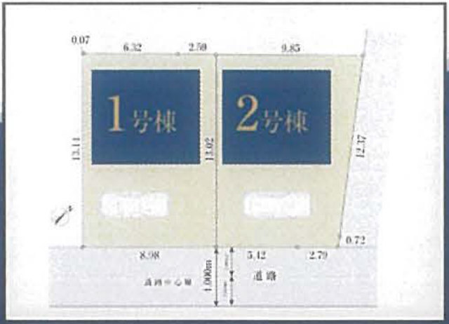 【ミラスモ西つつじヶ丘450②】区画図