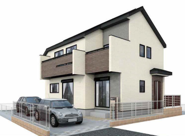 【ブルーミングガーデン狛江市中和泉5丁目】外観パース