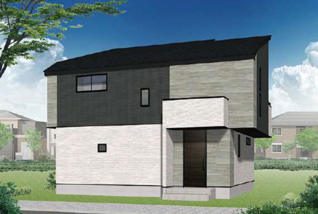 【AOIスタイル｜町田市第5玉川学園】外観パース