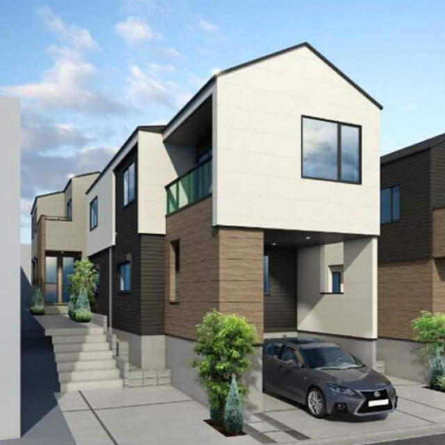 【新築一戸建｜下田町626Ⅱ⑤】外観パース