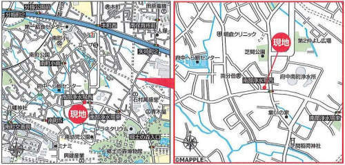 【ハートフルタウン府中南町2丁目】新築一戸建て全6棟｜京王線「分倍河原」駅徒歩16分 ( ＞＞地図.jpg