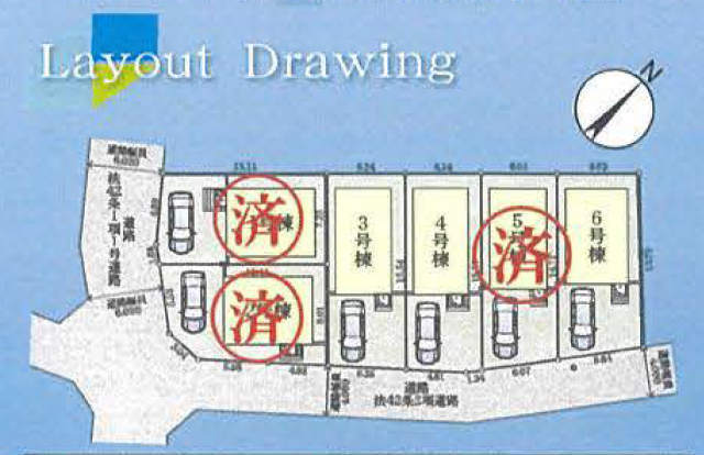 【クレイドルガーデン調布市深大寺東町第12】区画図