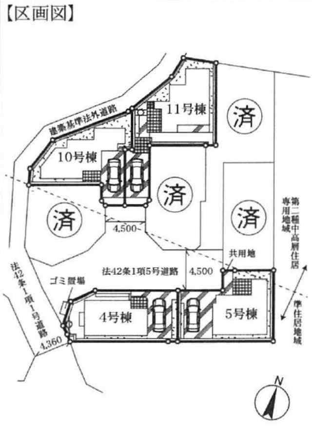 【フォレストタウン潮見台2番】区画図