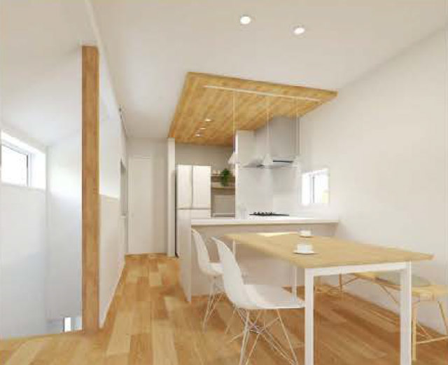 【デザイナーズハウス狛江市中和泉】内装パース