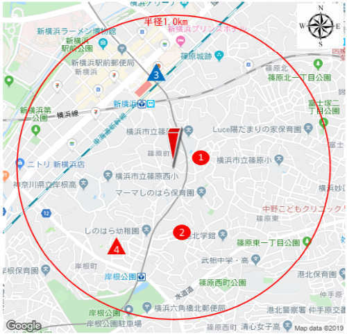 新築一戸建＜PHシリーズ＞港北区篠原町｜「新横浜」駅徒歩7分 近隣公示地価・基準地価.jpg