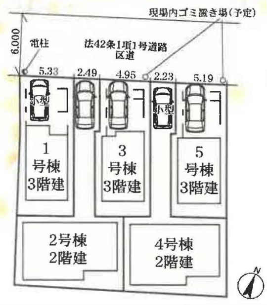 【リナージュ世田谷区北烏山23-2期】区画図