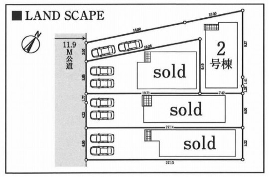 【ミラスモシリーズ横浜市荏田北321】区画図
