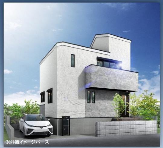 【新築一戸建｜成城3丁目】外観パース