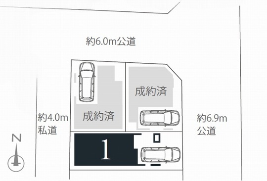 【プラスエーハウス苅宿】区画図