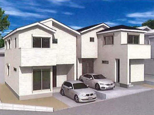 【新築一戸建全3棟|横浜市すみよし台】外観パース