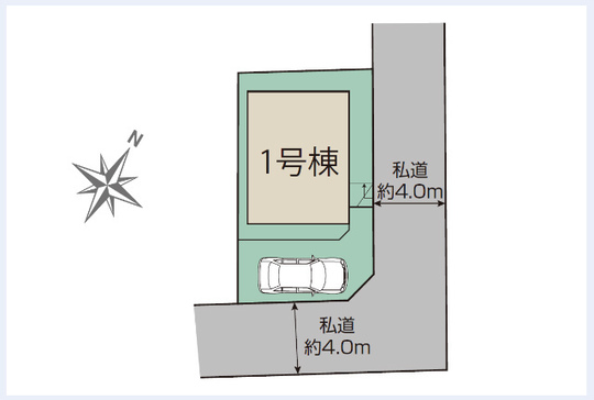 【ブルーミングガーデン永福1丁目】区画図