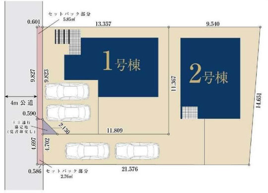 【ミラスモ東有馬510②】区画図