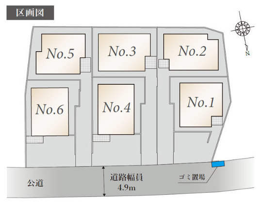【ラグラス神木本町】区画図