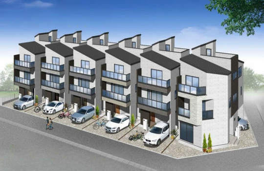 【新築一戸建全6棟|有馬5丁目】外観パース