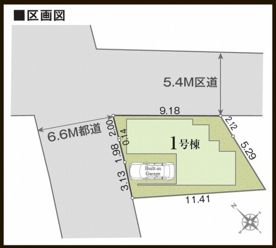 【リナージュ世田谷区船橋1丁目】区画図