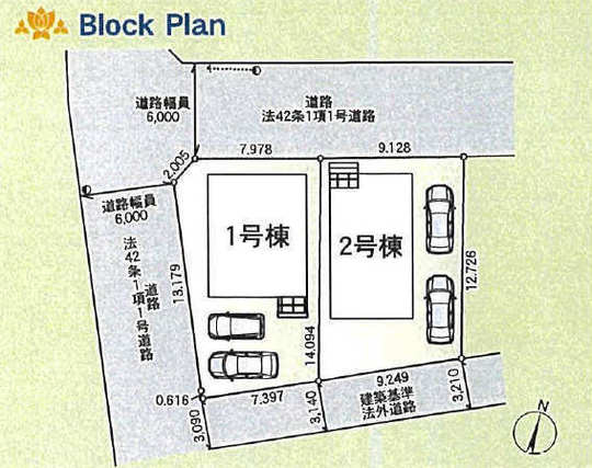 【クレイドルガーデン深大寺東町第13】区画図
