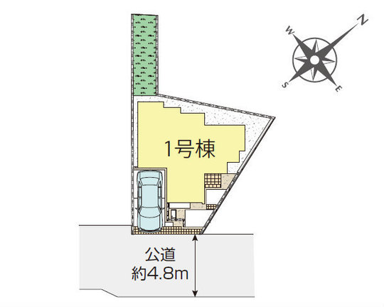 【ブルーミングガーデン菊野台3丁目】区画図
