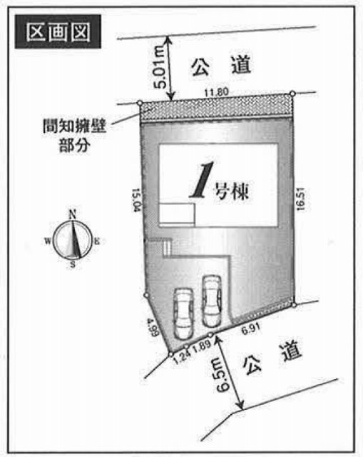 【ル・ヴェールコート市が尾】区画図