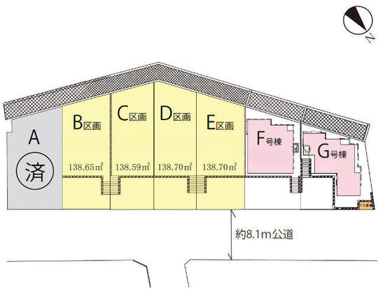 【FIORE新羽Ⅳ】区画図