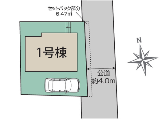 【ブルーミングガーデン矢野口】区画図