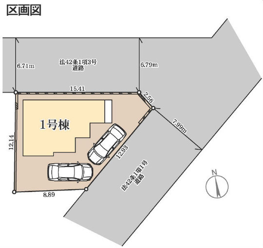 【リーブルガーデン.S小机町】区画図
