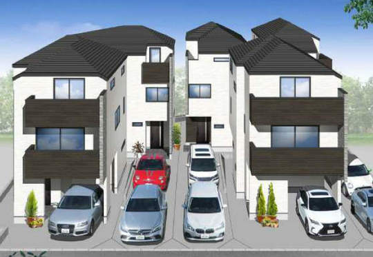 【新築一戸建全10棟｜長尾4丁目Ⅱ】外観パース